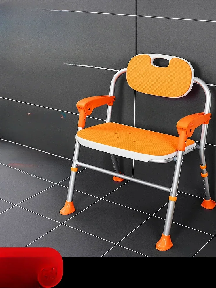 

Adjustable Elderly bathroom seat anti-skid bath chairs for elderly squat toilet stool for shower special chair home chair seat