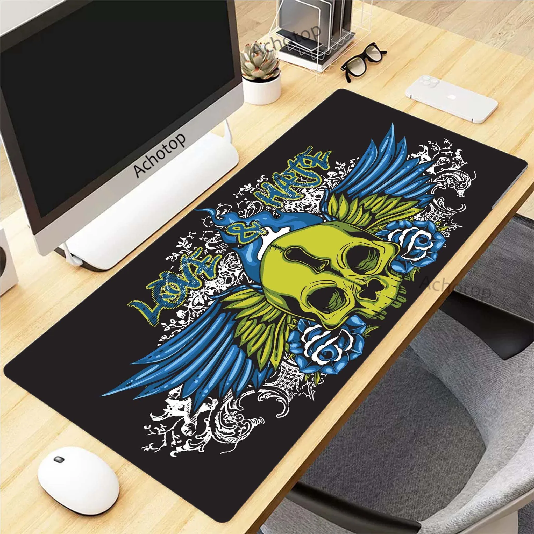 Graffiti Mousepad Gamer Mouse Pad Gaming Desk Mat Alfombrillas de ratón Mouse Mat Keyboard Pads 100x50cm Locking Edge Mouse Pads