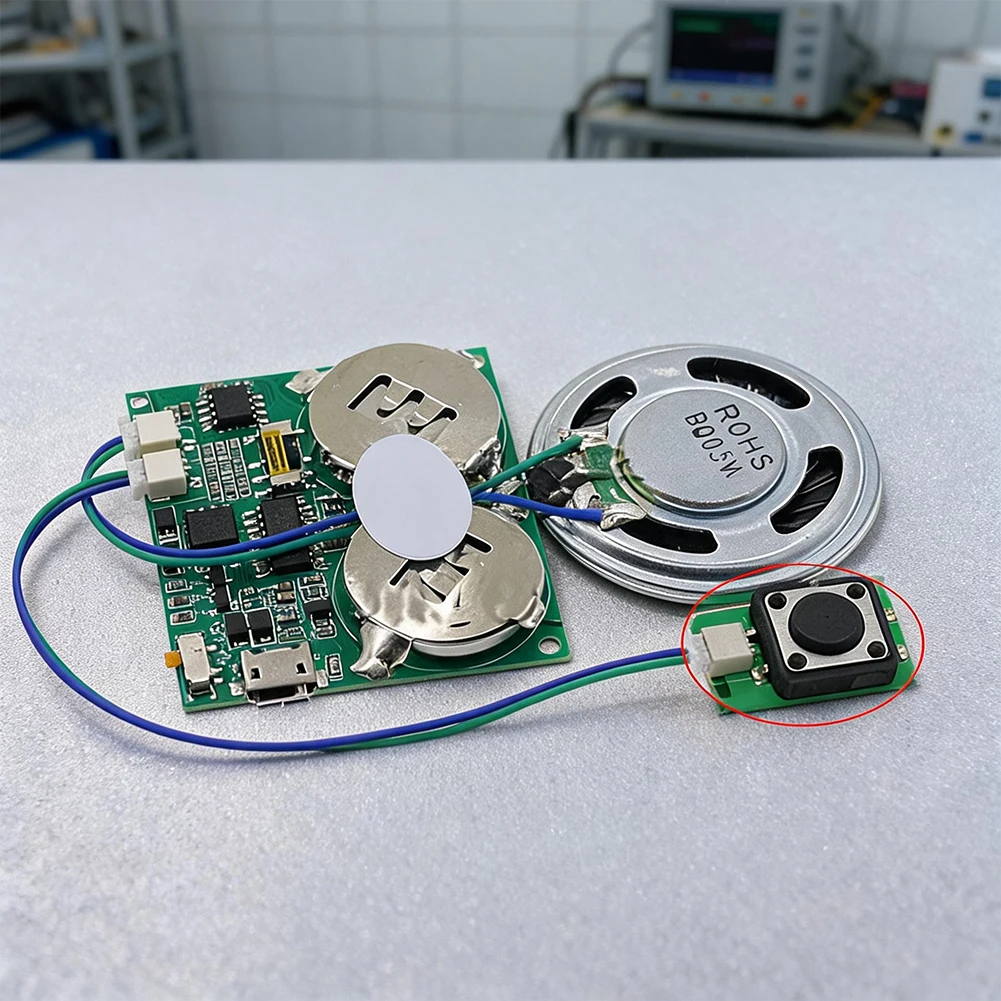 Key-Operated Magnetron Light-controlled Voice Chip Module For Greeting Cards Programmable Music Player Kit