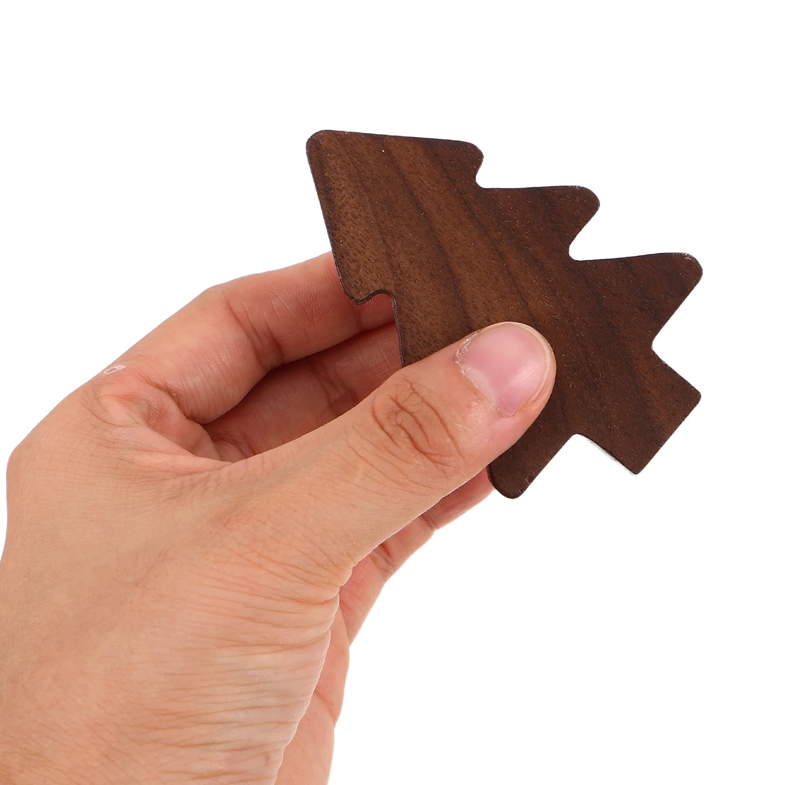 

3Pcs Christmas Tree Wood Knobs Decorative Cabinet Pulls Wardrobe Handles Natural Wood Furniture Drawer Hardware Holiday