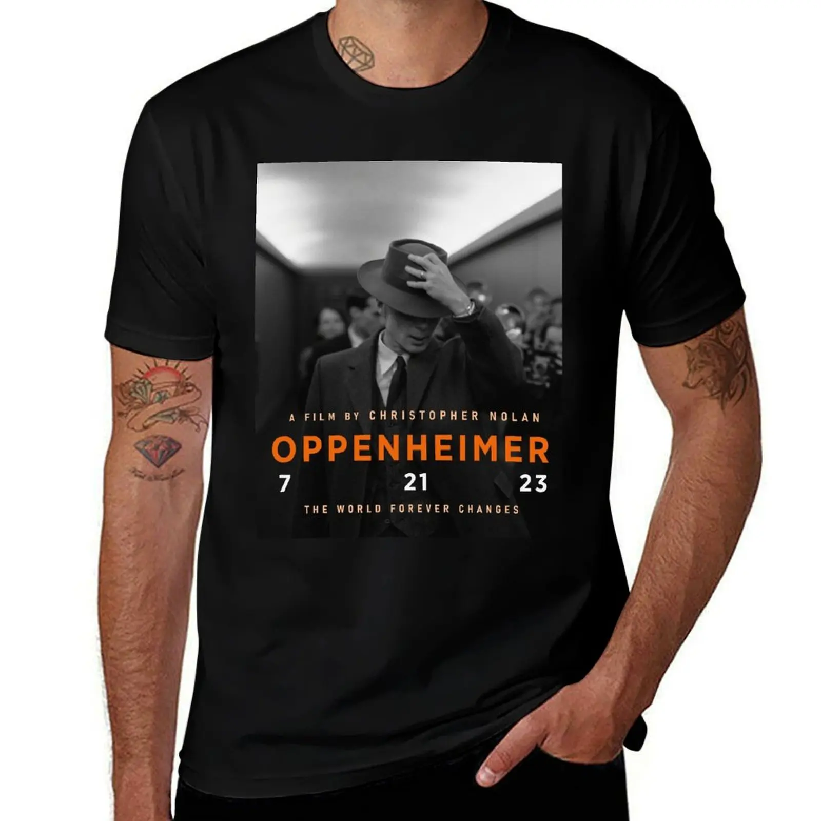 

Oppenheimer T-Shirt t shirts cotton 100% t shirts for man cotton soft man t shirts graphic T-shirt