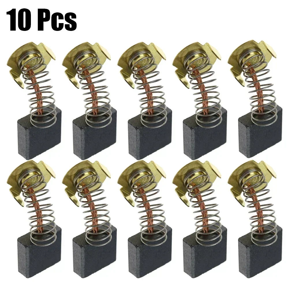 10 Pcs Carbon Brushes 7*18*16mm Replacement Parts For Makita CB-204 Demolition Hammer Angle Grinder Accessories Power Tools