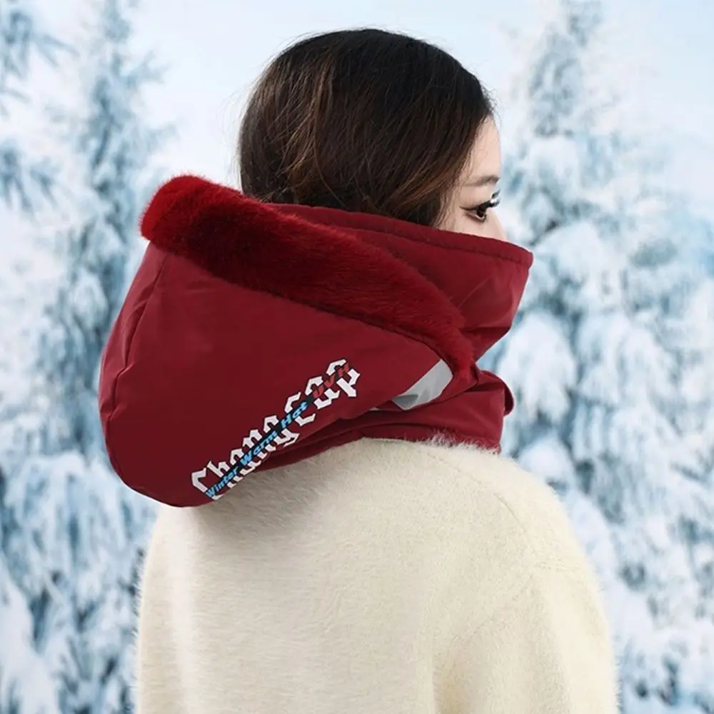 أزياء الشتاء بالاكلافا قبعة سميكة الرقبة أدفأ الأذن حماية قبعة الدفء يندبروف مقنعين قناع الوجه للجنسين