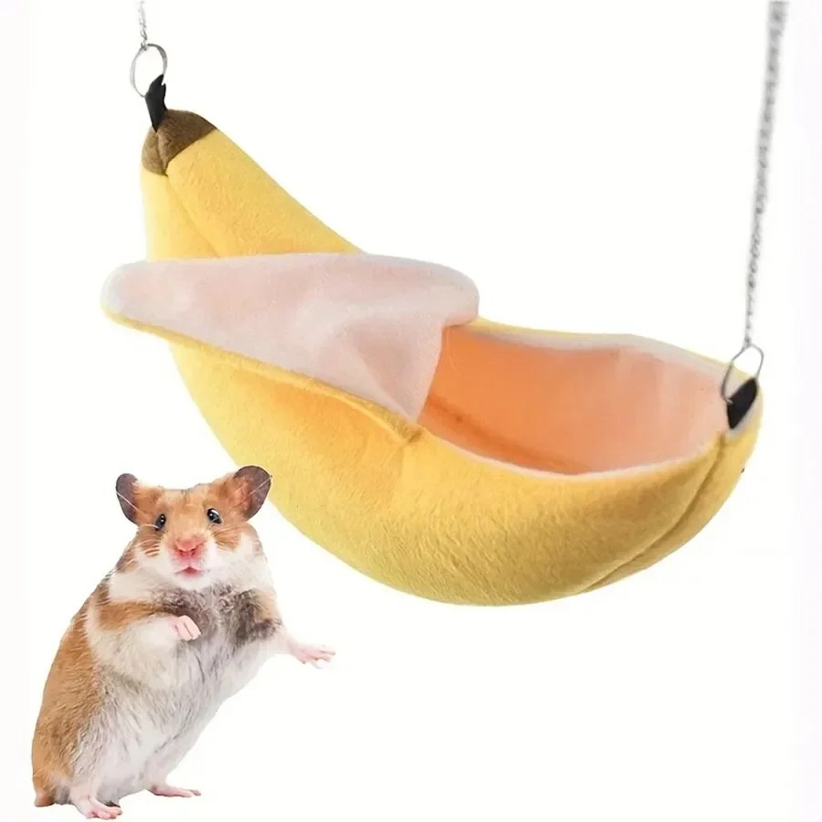 

Hamster Hammock for Winter Warmth Cotton Nest Suspended Bird Cage Guinea Pig Accessories Guinea Pig Hamster Cage