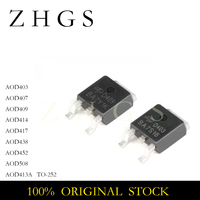 10PCS AOD403 AOD407 AOD409 AOD414 AOD417 AOD438 AOD452 AOD508 AOD413A AOD TO-252 DPAK SMD P-Channel MOSFET Transistor NEW STOCK