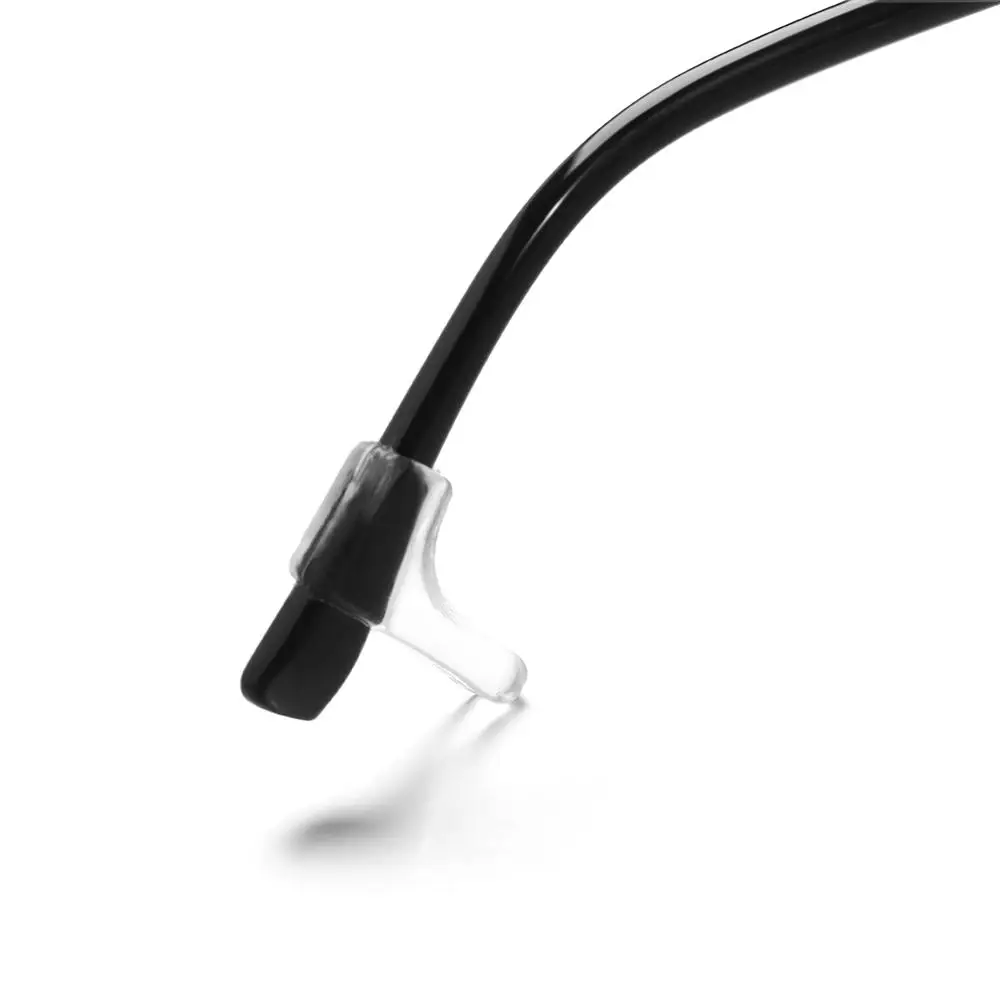 

10pairs Temple Transparent Anti Slip Glasses Silicone Ear Hooks Eyeglasses Grip Temple Holder Accessories