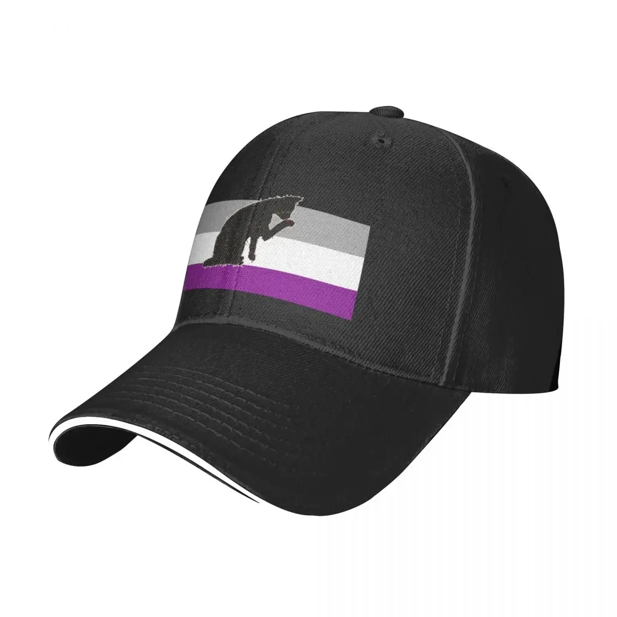 Asexual Pride - Knives In Their Feet Flag Baseball Cap Wild Ball Hat Golf Hat Man Women's Beach Men's