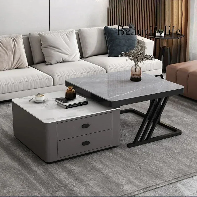 

Transparent Luxury Coffee Tables Metal Simple Minimalist Unique Salon Coffee Tables Modern Design Meubles Space Saving Furniture