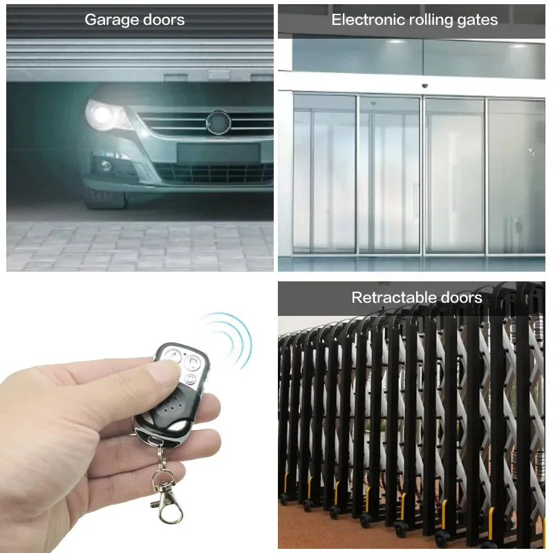 3/5/10Pcs GERMA 433MHZ Remote Control 4 Channel Garage Gate Door Opener Remote Control Duplicator Clone Cloning Code Car Key
