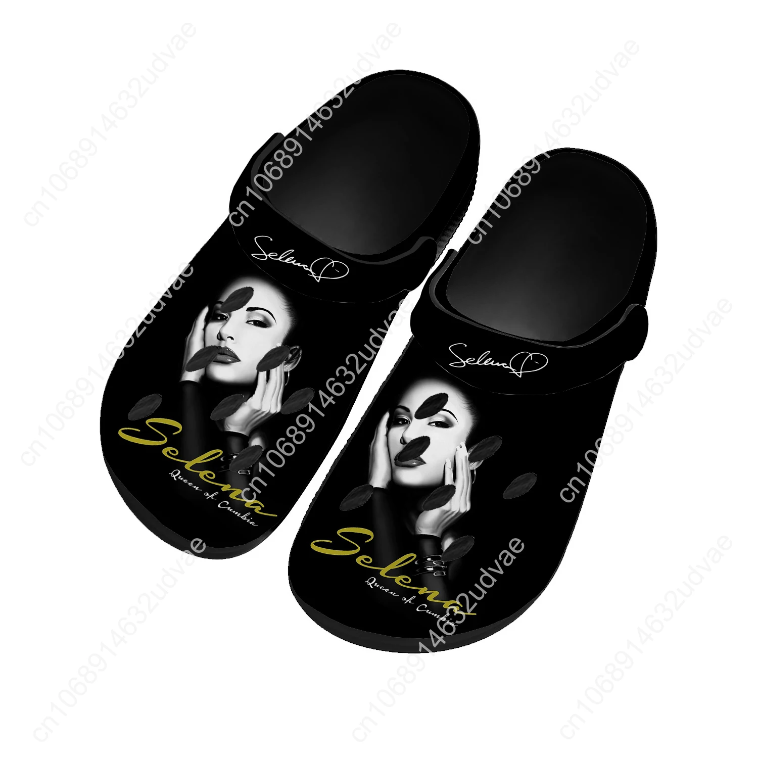

Selena Quintanilla Home Custom Sandals Women Teenager Fashion Water Shoe Garden Breathable Comfort Beach Hole Slippers