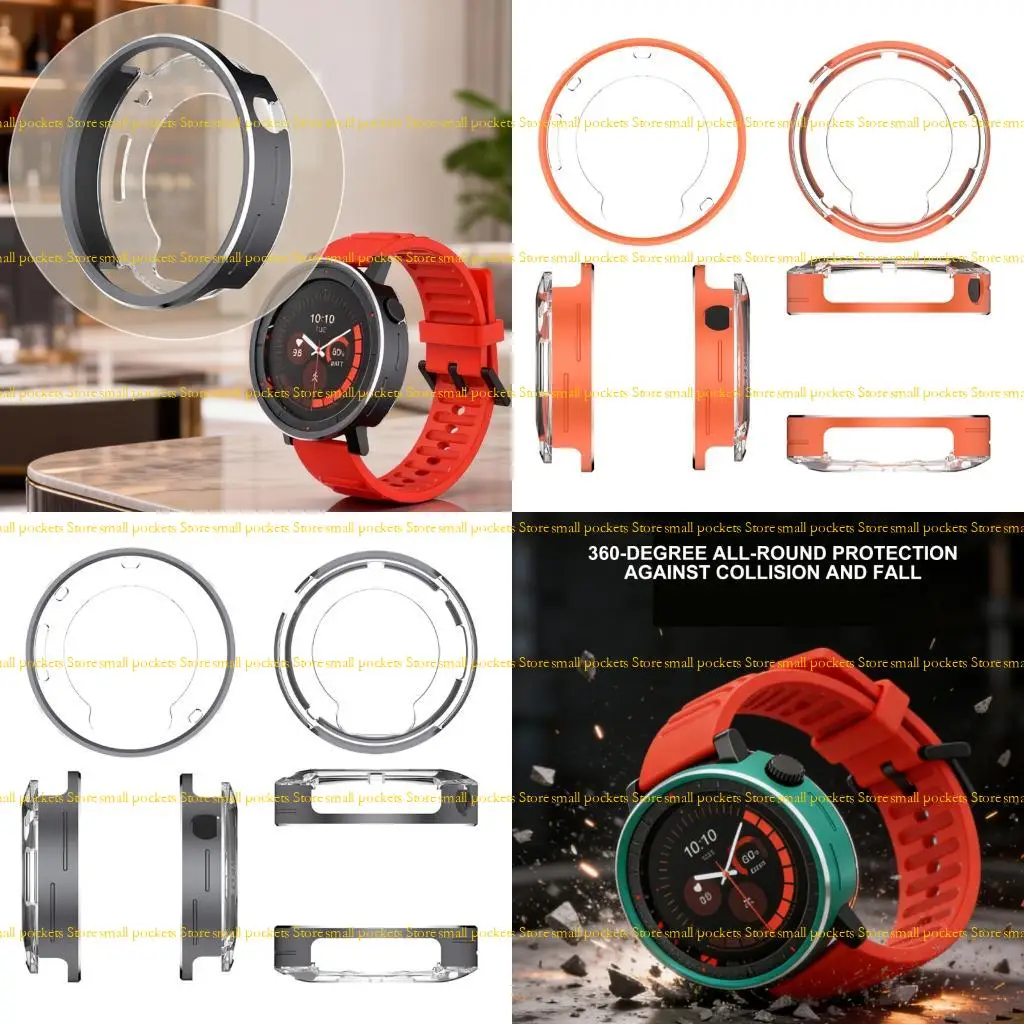 

R1WD сверхмощный металлический корпус, защитный чехол для умных часов, повышенная долговечность, устойчивость к царапинам, вид