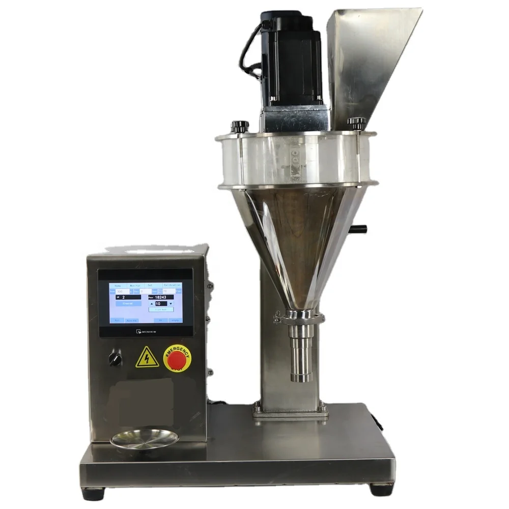 

Wanhe Semi Auto Desktop Dry Small Powder Bottle Weighing Filling Machine Screw Auger Small Powder Filler Machine