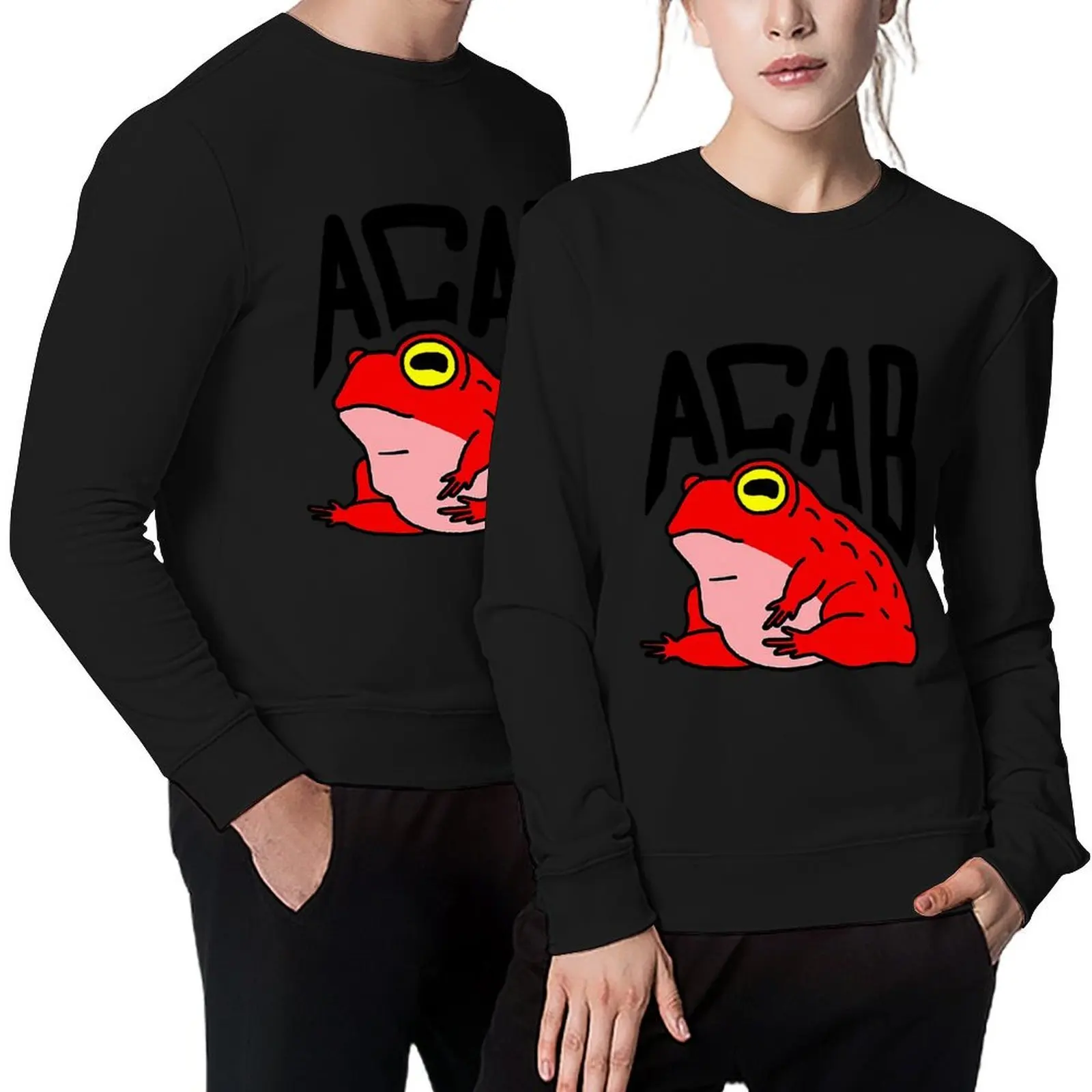 

ACAB Frog Pullover korean autumn clothes anime clothing men clothes autumn clothes oversize sweatshirt