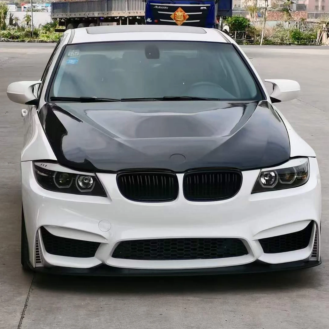 

Modify Luxury E90 GTS Style Carbon Fiber Engine Hood Bonnet For BMW E90 LCI 2009-2011