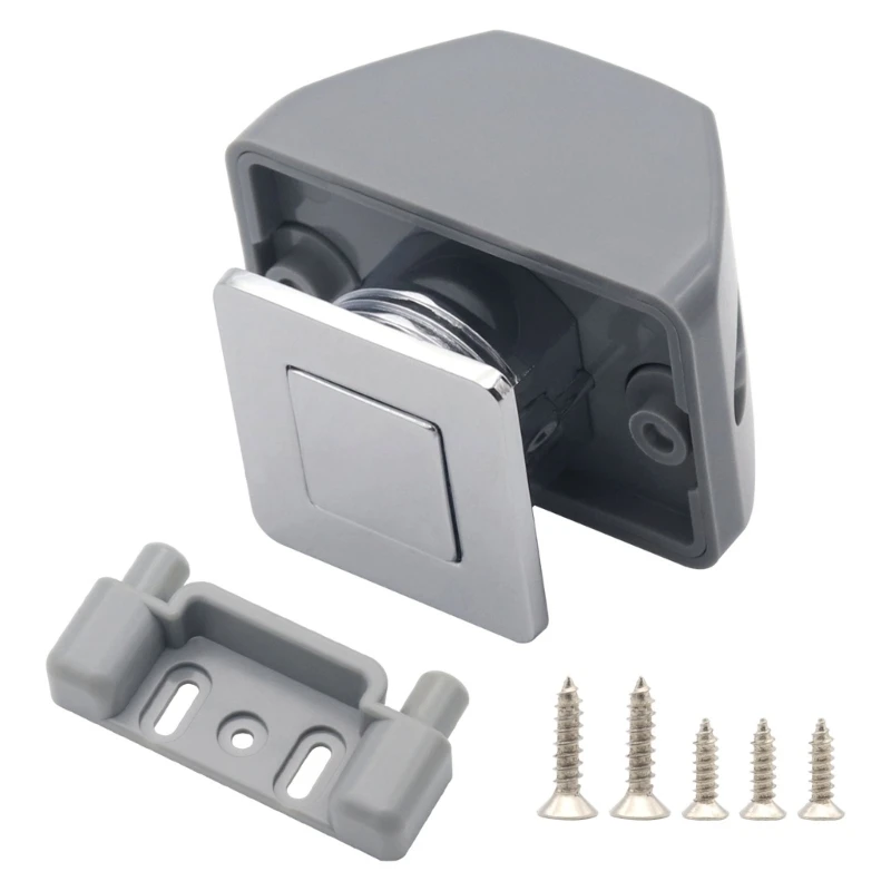 Heavy Duty Push Button Lock for Travel Trailers Marine Cabinets Wear Resistance