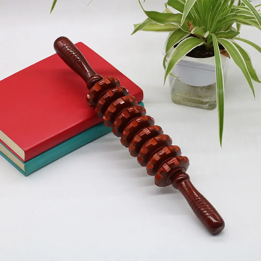 

Leg Yoga Wood Therapy Belly Relief Trigger Point Massager Wooden Exercise Roller Muscle Roller Sticks Health Care Tool