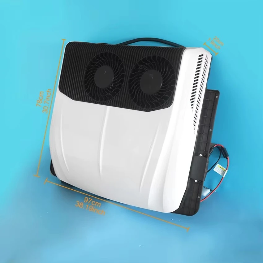 وحدة مكيف الهواء الكهربائية على السطح التيار المتردد 24 فولت تكييف الهواء 12 فولت لشاحنة التخييم RV