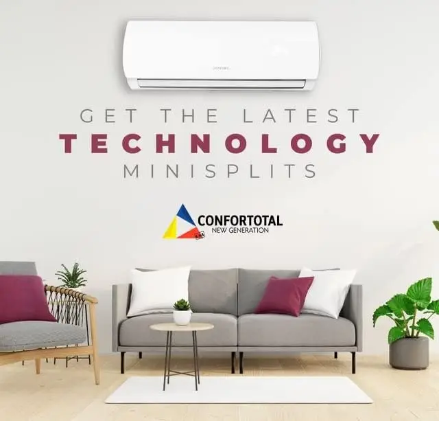 Confortotal 12000 BTU Mini Ar Condicionado Dividido e Bomba de Calor 110V sem Dutos, 1 tonelada, com WIFI Compatível