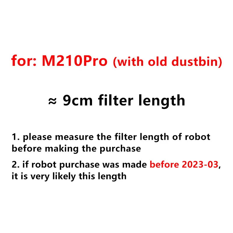 Filtre HEPA pour aspirateur robot Lefant M210 série OKP K2, pièce accessoire, 4 pièces