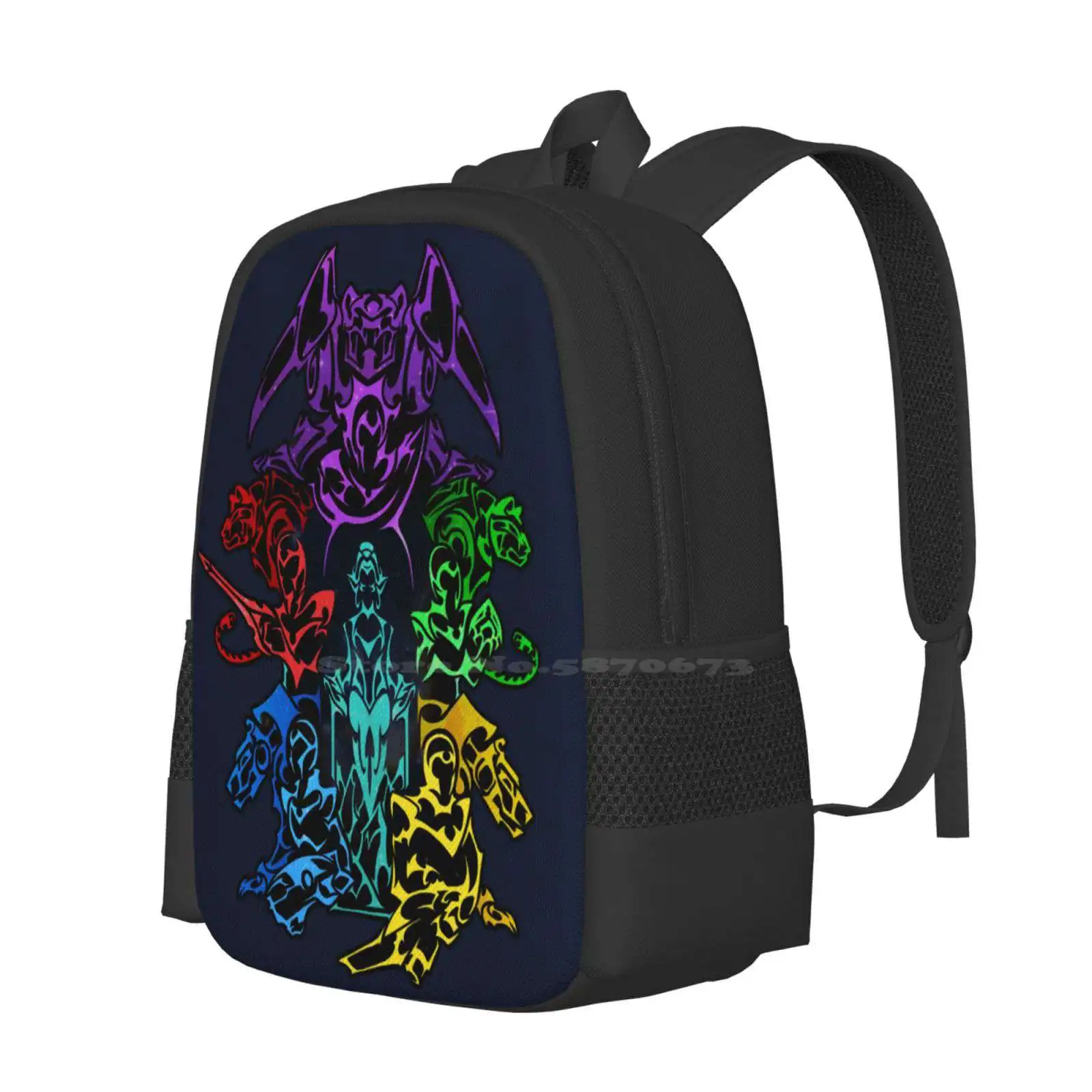 Legendary Fashion Pattern Design Travel Laptop School Backpack Bag Voltron Tribal Shiro Pidge Lance Keith Hunkallura Space