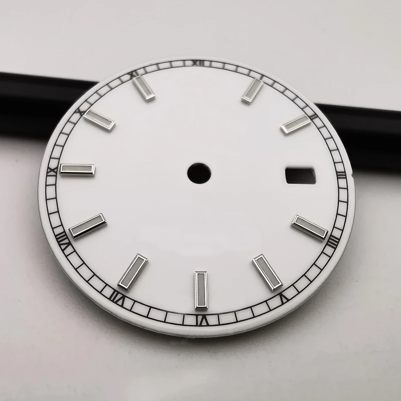 High Quality White Color Watch Dial For 36mm Datejust 116234, Fit To 3135 Movement, Aftermarket Watch Parts.