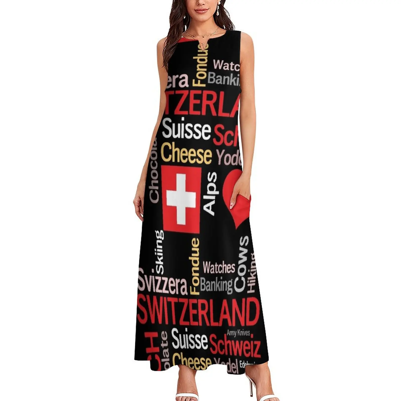 What We Love About Switzerland Long Dress prom dress summer women's dress 2025