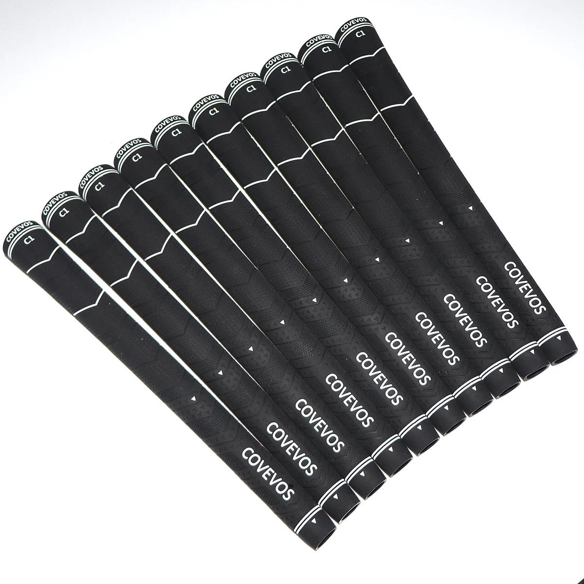 10Pcs Golf Grips, Premium Rubber Material, Non-slip & Wear-resistant, for Training & Competition