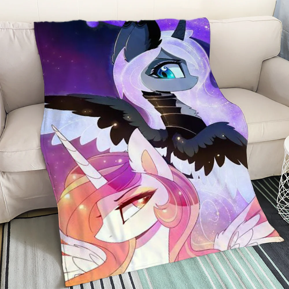 Designer Blanket Throw M-My-Little-Pony Luxury Blankets Sofa Decoration Microfiber Bedding Cobija Interior for Home Fluffy Plaid