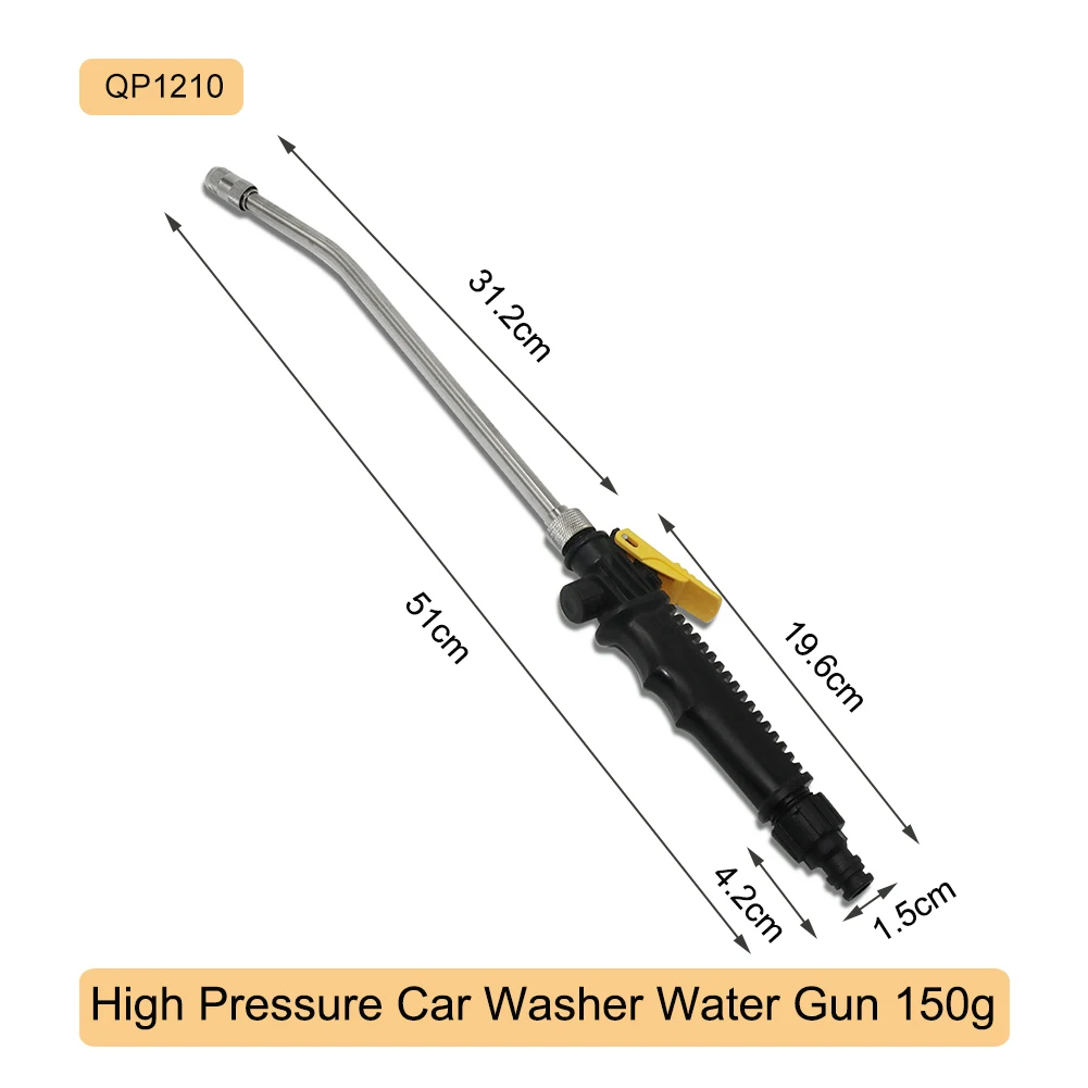 1 Pcs High-Pressure Washer Water Gun Garden Hose Nozzle Water Jet Car Washer High Pressure Power Washer Water Gun