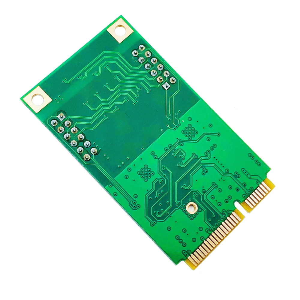 Tarjeta de red LAN RJ45 Gigabit Ethernet Mini PCI Express, adaptador de red Gigabit PCIE, puerto COM, RJ45 para Chip ASM1182e, tarjetas de 1000M