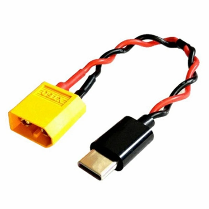 XT60 para Tipo-C Cabo de Alimentação de Entrada, XT60 Cabo de Conexão, Durable Power Supply, Durable Fácil Instalar, Fácil de Usar