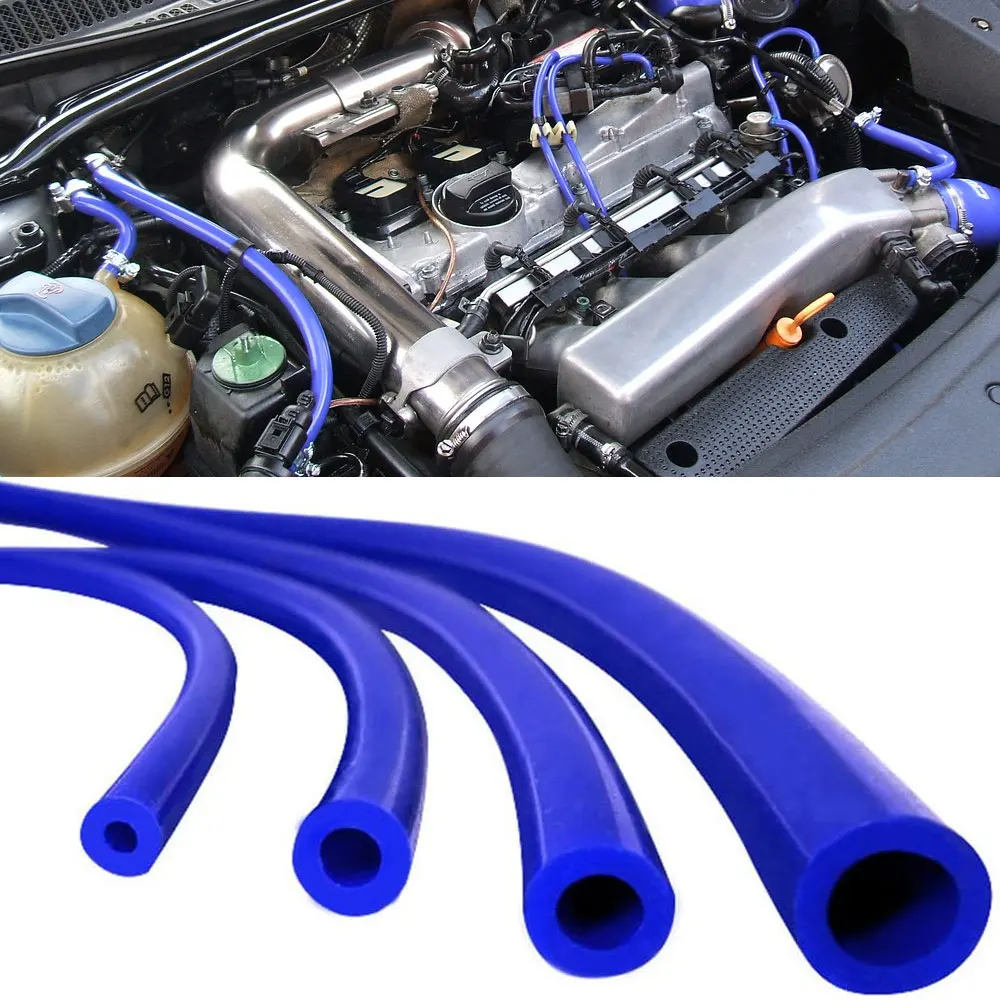 Auto Car Vacuum Silicone Hose Racing Line Pipe Tube Blue 1-50 meter Universal 3/5/4/6/8/10/12/14mm