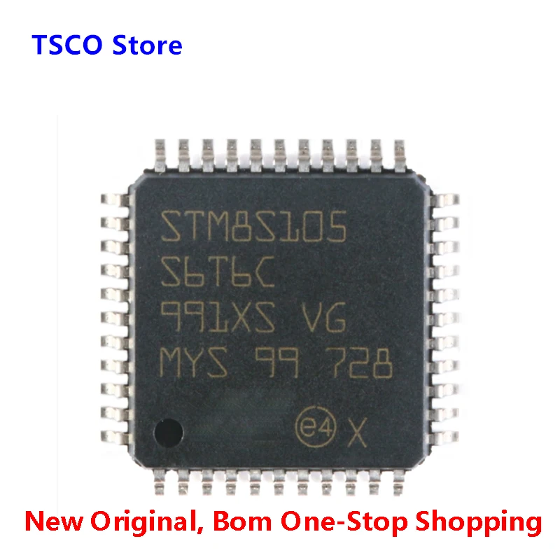 STM8S105S6T6C     (1  Piece /LOT )   LQFP-44  New  original