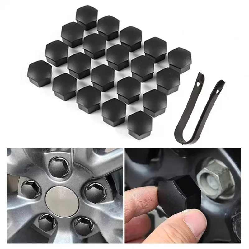 

20/60Pcs Car Wheel Nut Caps Protection Covers Caps Anti-Rust Auto Hub Screw Cover Car Tyre Nut Bolt Exterior Decoration