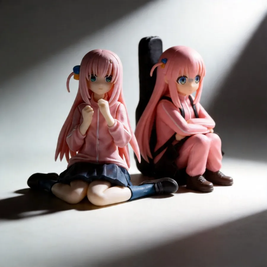 

Боччи-тян! Фигурка аниме-девушки Гото Хитори (Боччи) - 9 см, коллекционная модель 2D-красотки, подарок, украшение для рабочего стола