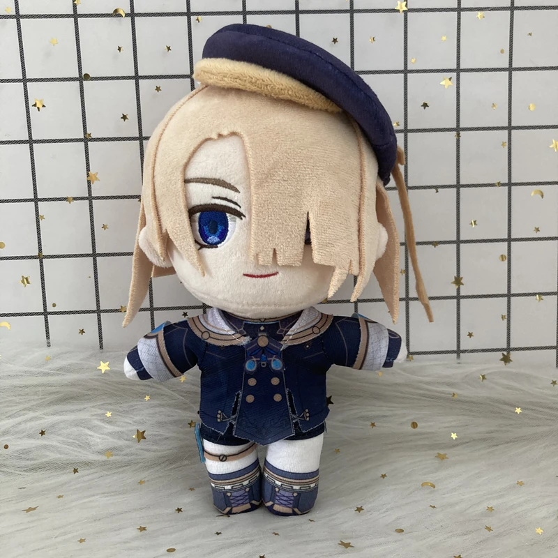 

20cm Anime Genshin Impact Freminet Cosplay Plush Doll Toy Character Cute Soft Stuffed Pillow Christmas Halloween Gift