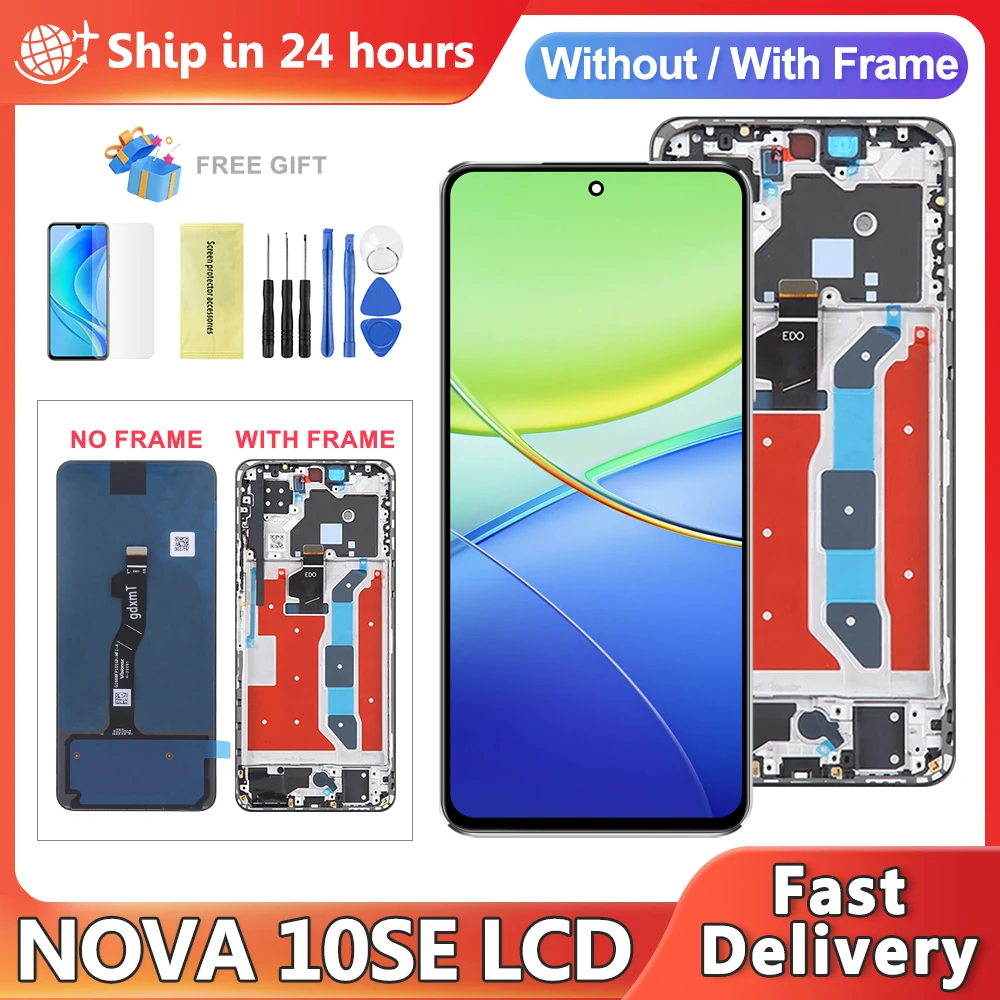 

6.67" For Huawei Nova 10 SE BNE-LX1 BNE-LX3 LCD Display Touch Screen Digitizer Assembly Replacement For Nova10 SE Display