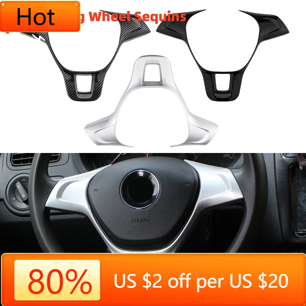 

2026 Новые антенны, крышка панели рулевого колеса автомобиля с блестками для Volkswagen VW Golf 7 GTI MK7 POLO 2014 2015 Jetta MK6 2015 + отделка из АБС-пластика