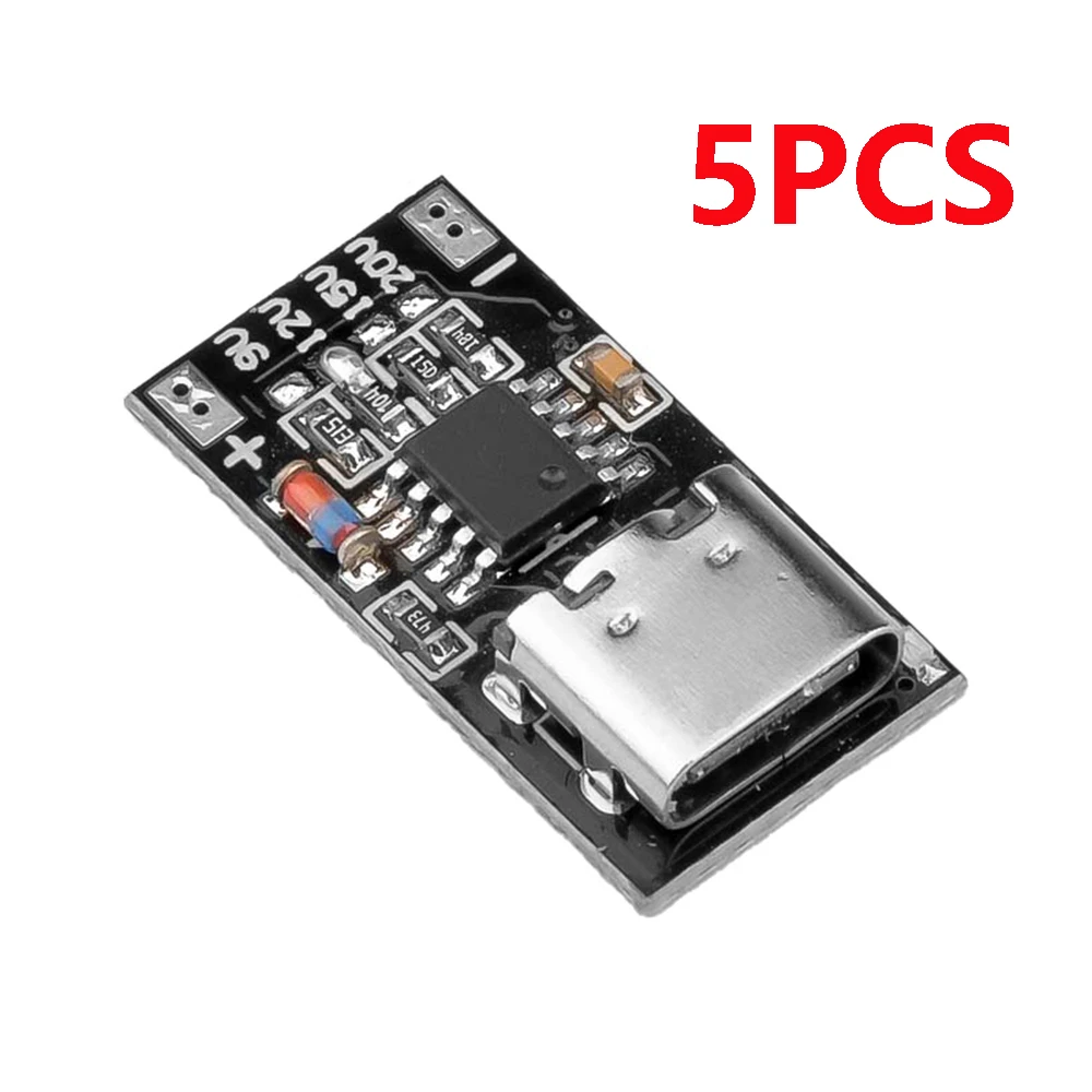 5 قطعة PD/QC/AFC TYPE-C شرك مجلس USB دفعة وحدة PD3.0 2.0 PPS/QC4 + FCP AFC Type-c الزناد Polling كاشف الطاقة شحن سريع