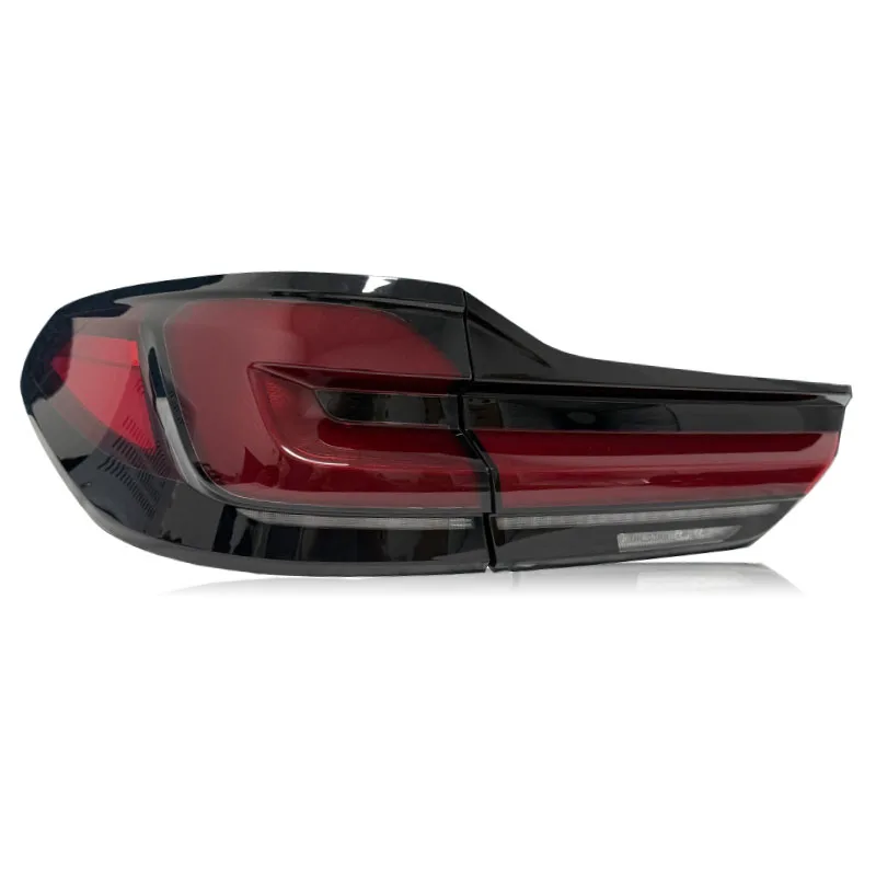 لسيارات BMW G31 مجموعة الضوء الخلفي 5 سلسلة 2017-2023 تمت ترقيتها إلى Lci G31 نمط المصابيح الخلفية LED عالية الجودة #2