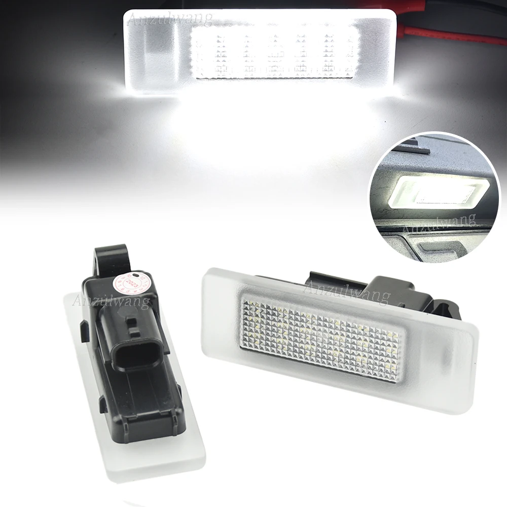 LED License Number Plate Light Lamps For Nissan Leaf Maxima GTR Leaf Rouge Q50 Q60 QX30 QX50 OE#:265108990C