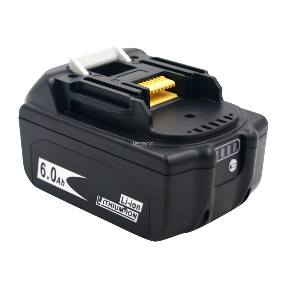 Batteria per utensili elettrici agli ioni di litio 18V 6000mAh per batteria Makita 18V 6ah BL1860 LXT400 BL1840 BL1830 Batteria ricaricabile LED indicato