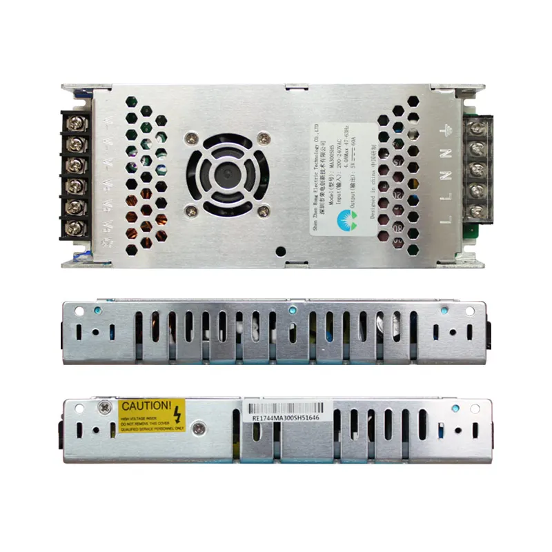 رونج الكهربائية MA300SH5S 5 فولت 60A 300 واط LED التيار الكهربائي رقيقة جدا كامل اللون شاشة LED التبديل التيار الكهربائي