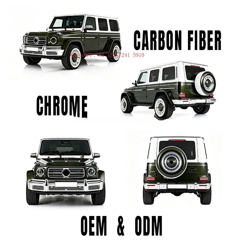 Hongsheng Products  Style Bodykit for   G-class W464 W465 with Front Rear Bumper Fender Wheel Arch Carbon Fiber