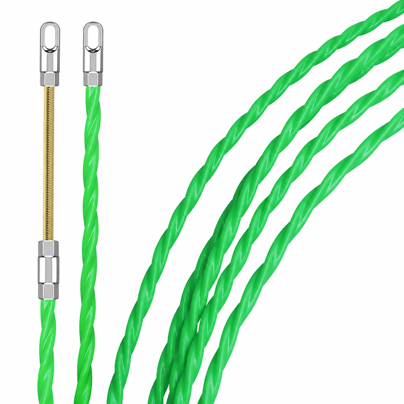Professional Wire Puller Fish Tape for Home Wiring Electrician Cable Routing Tool Flexible Spring Steel Conduit Guide Kit