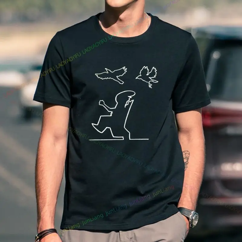 La Linea The Line Osvaldo Cavandoli TV hommes et femmes Style rue T-shirt été mode décontracté 100% coton T-shirt