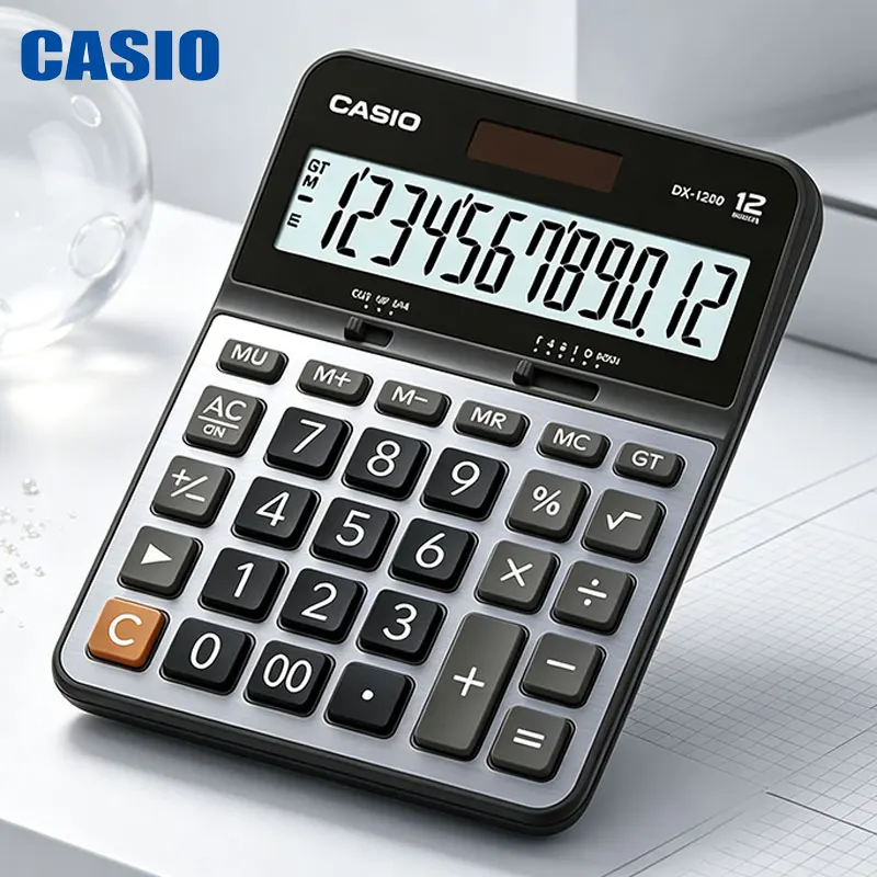 Casio DX-120B/FX-991CN CW II/DH-12 Retail cash register computer-Comprehensive coverage of equation matrix statistical functions