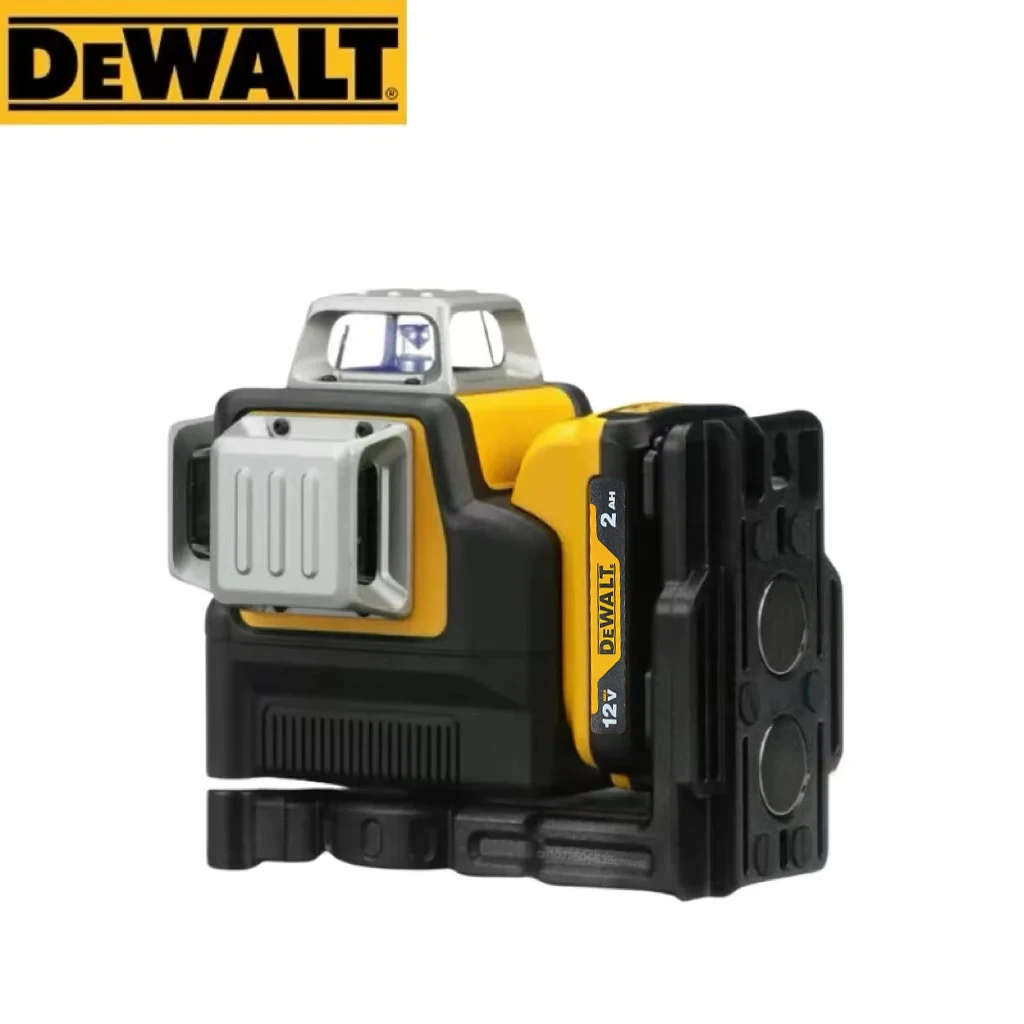 DEWALT-Nivel láser DW089LG, herramienta Vertical de 360 lados x 3 grados, batería de litio de 12V, 12 líneas, medidor de luz verde Horizontal para