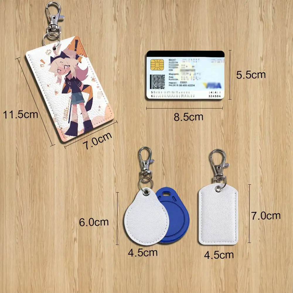cool Skell FPE Claire Cartoon Singer Anime Card Keychain Fashion Pendant Bag ID Door Card Case Bus Card Cute Adult
