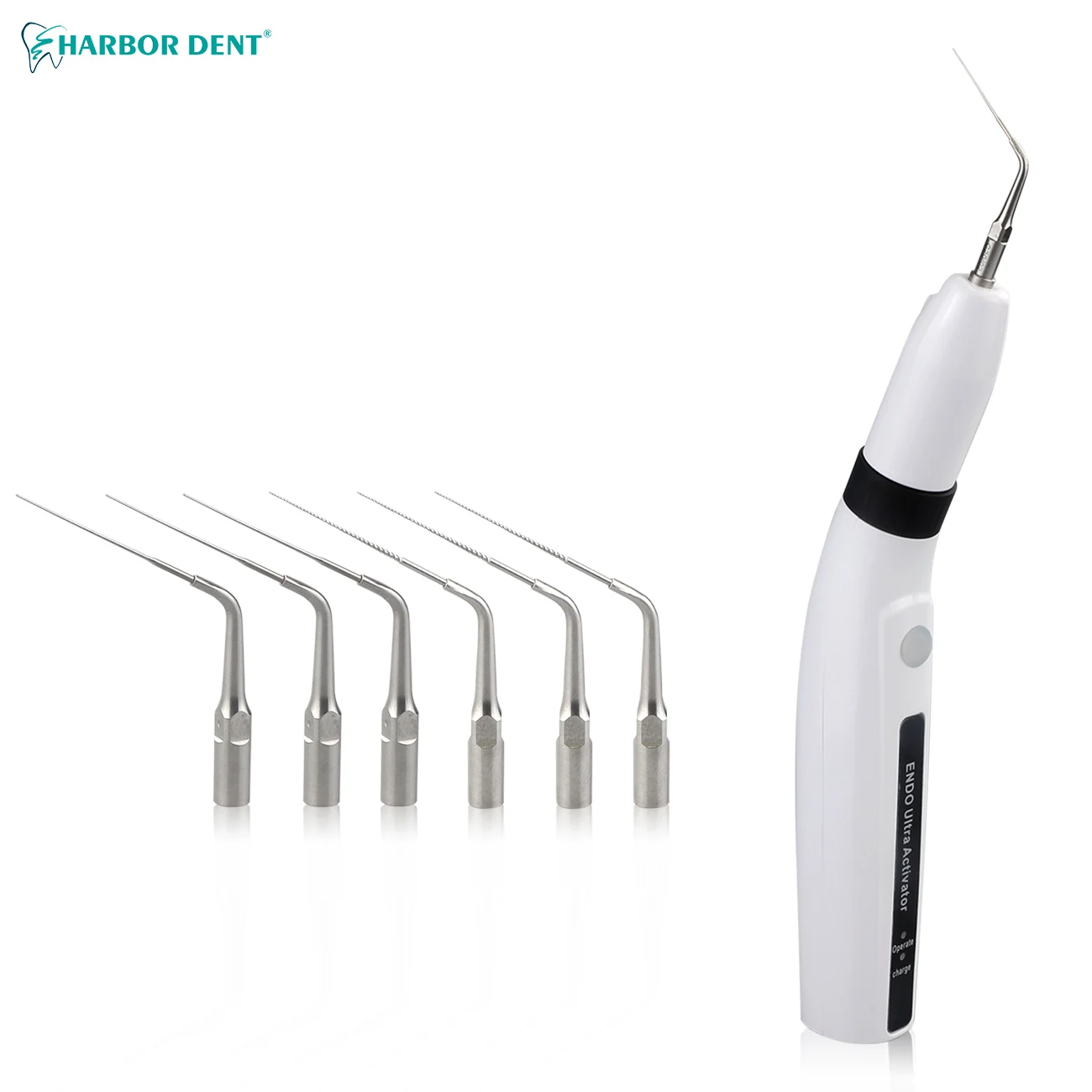 Dental  files remove kit with 6 tips Ultrasonic Activator  Cordless Endodontic Irrigator Root canal treatment Endo surgical